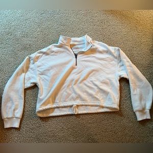 American Eagle Cropped Quarter Zip